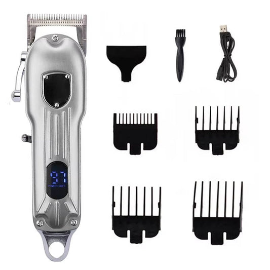 Heavy Duty Pet Grooming Clipper Rechargeable Metal - Pexav