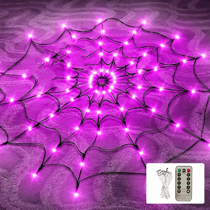 Spooky Outdoor String Web Lights - Pexav