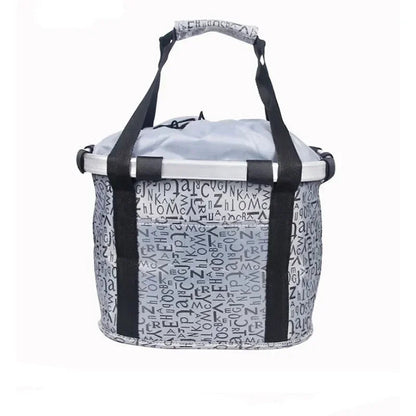 Collapsible Bike Front Basket for Dogs and Goods