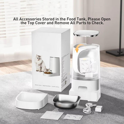 Easy Fill Pet Food Dispenser