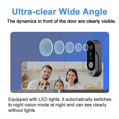 Wi-Fi Security Doorbell with HD Camera