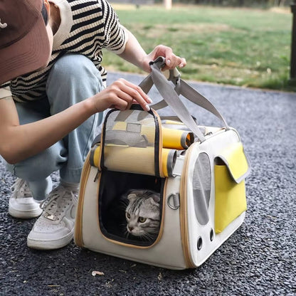 Portable Pet Crate for Cats and Small Pets