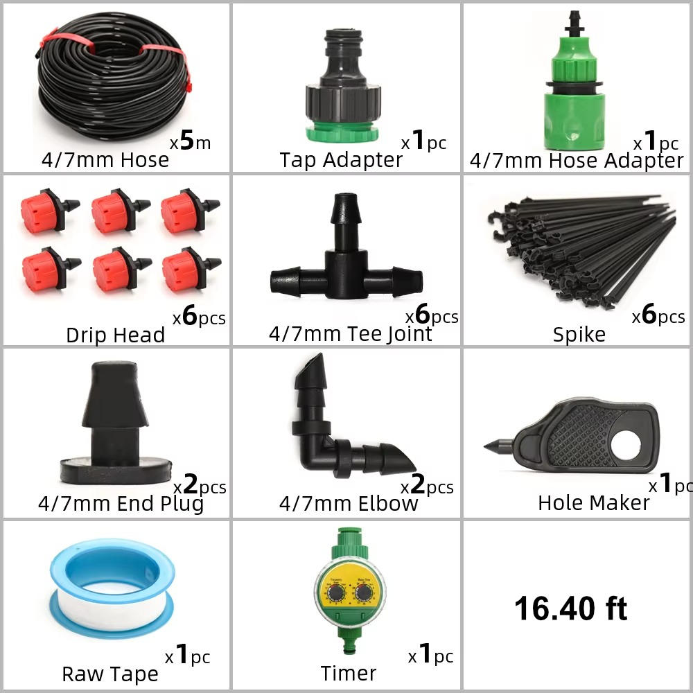 Water Saving Auto Garden Irrigation Kit
