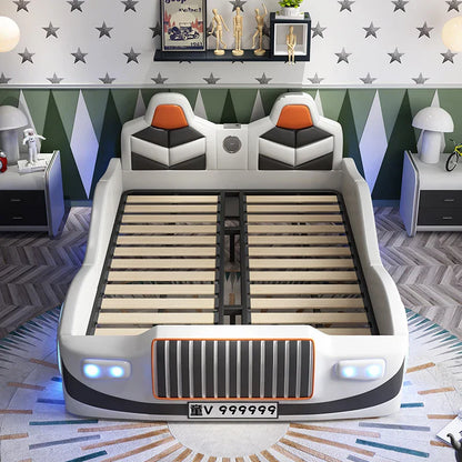 Small Speedster LED Kids Racing Bed