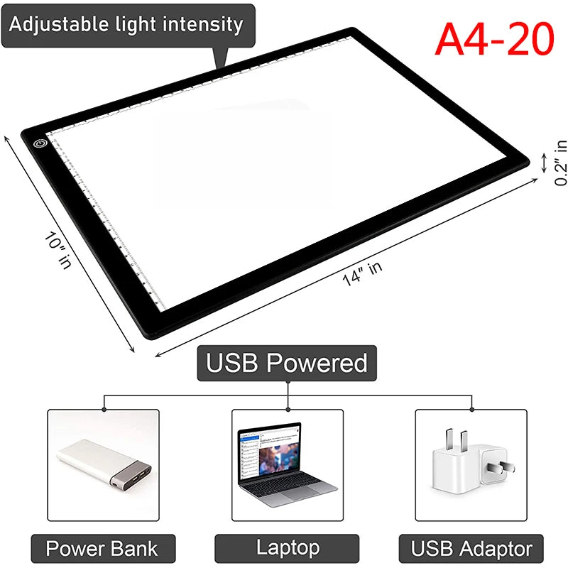Bright Portable LED Art Light Box