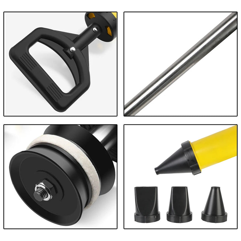 Practical Cement Grout Gun with 4 Tips for Sealing