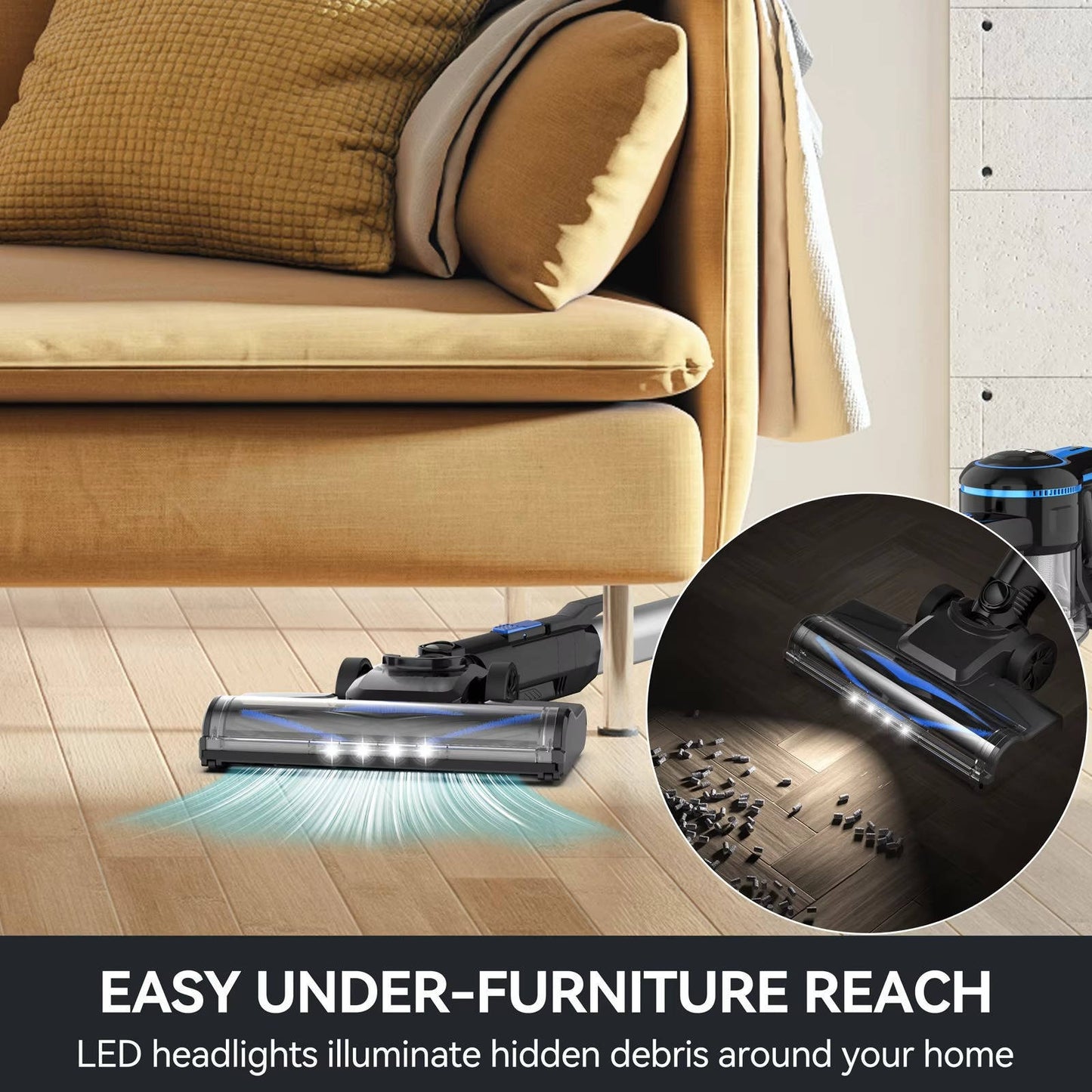 Wireless Rechargeable Home Vacuum Cleaner