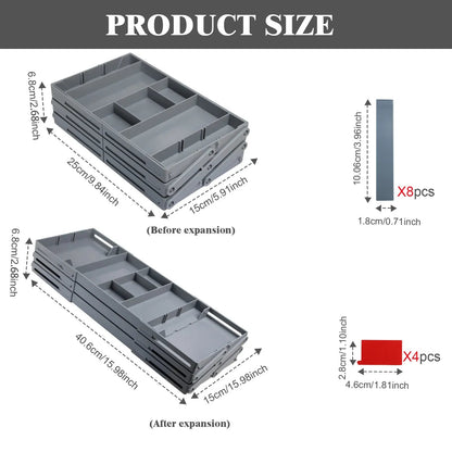 Space Saving 3 Shelf Storage Organizer