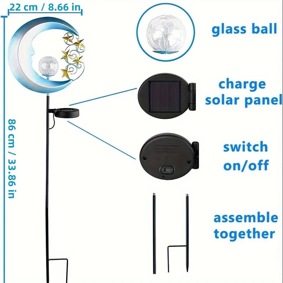 Solar Powered Yard Landscape Lights