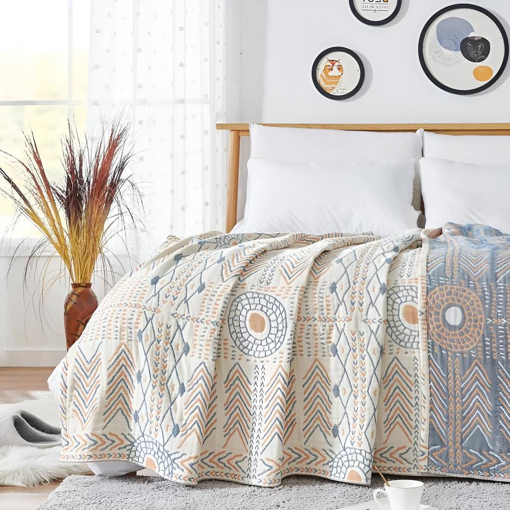 Soft Plush Reversible Throw Blanket - Pexav
