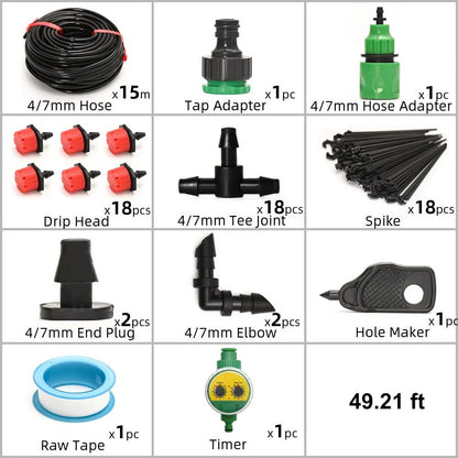 Water Saving Auto Garden Irrigation Kit