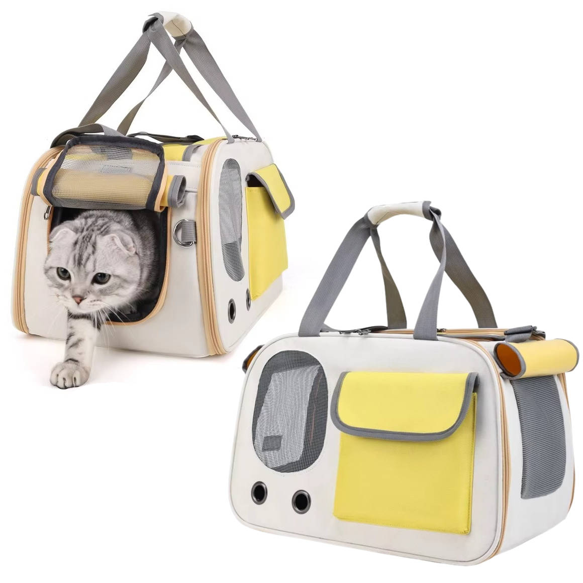 Portable Pet Crate for Cats and Small Pets - Pexav