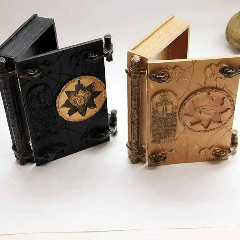 Spooky Ancient Egyptian Decor Box with Key