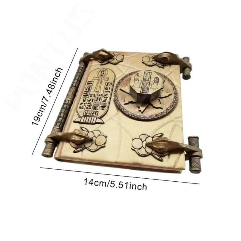 Spooky Ancient Egyptian Decor Box with Key