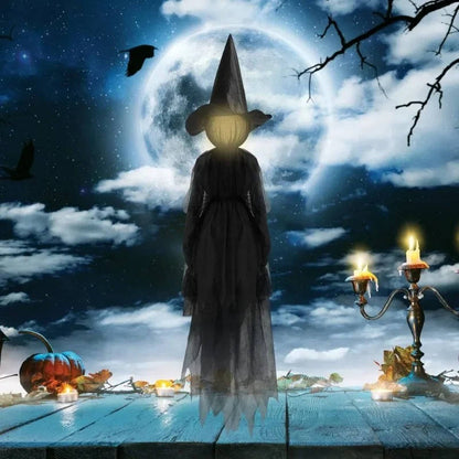 Spooky Sound Activated Witch Halloween Decor
