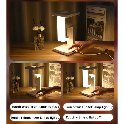 Portable LED Desk Lamp with Wireless Charging Pad
