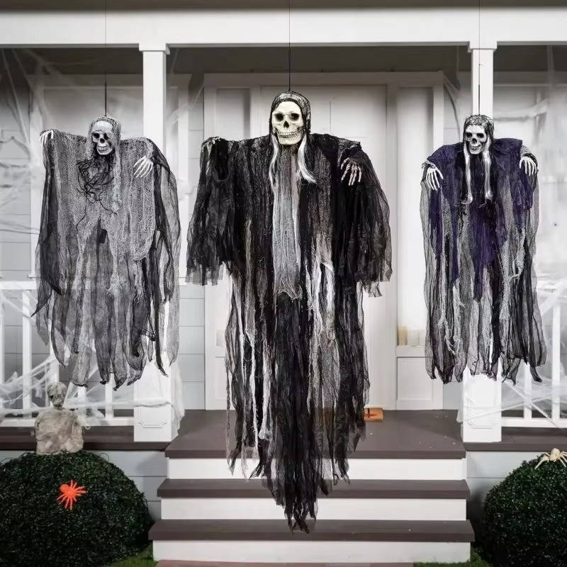 Spooky Life Like Halloween Decorations Set of 3