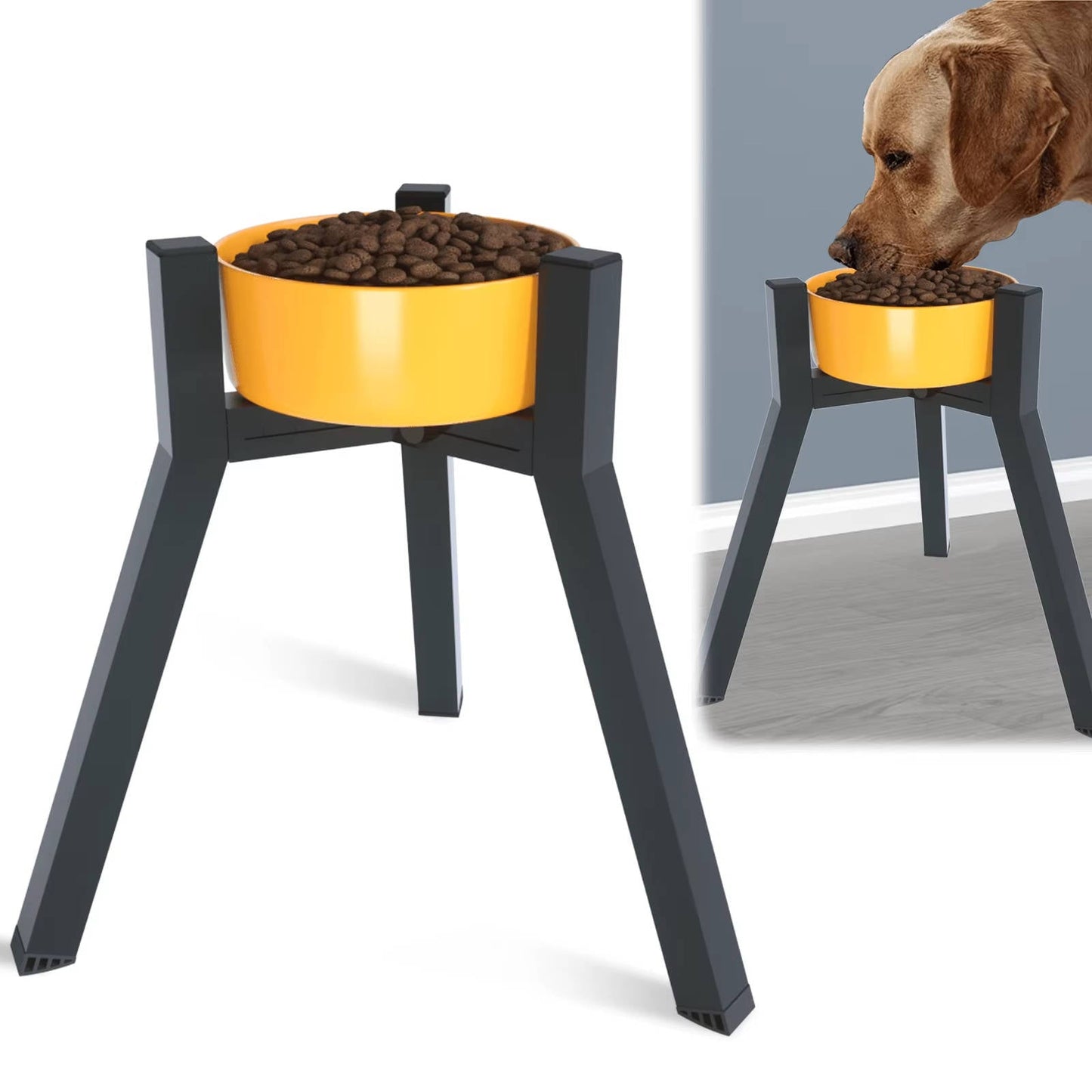 Adjustable Pet Food Bowl Holder - Pexav