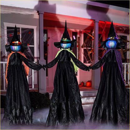 Spooky Sound Activated Witch Halloween Decor