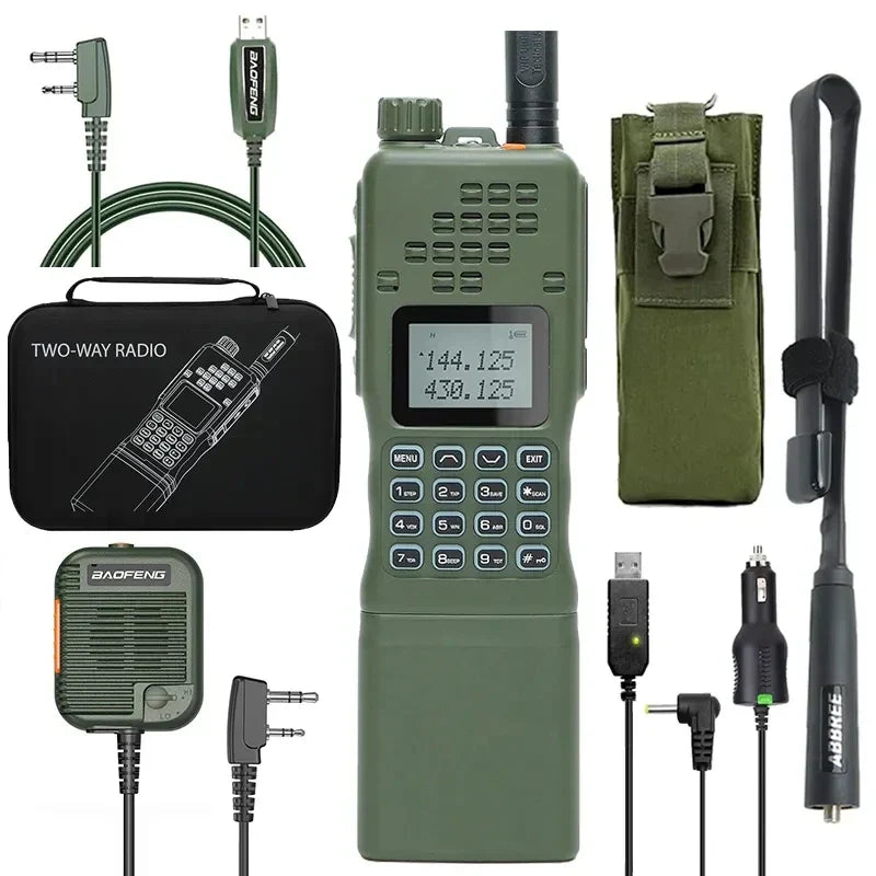 Dual-Band Walkie Talkie - CommGuard-Green-Nora Luxe