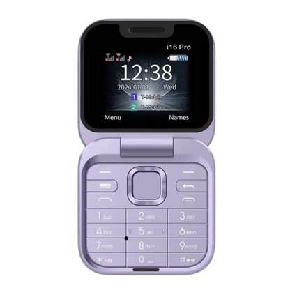Slim Dual SIM Flip Phone Foldable Design