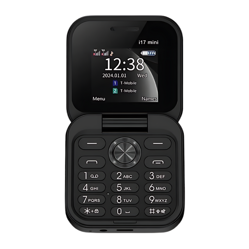 Slim Dual SIM Flip Phone Foldable Design