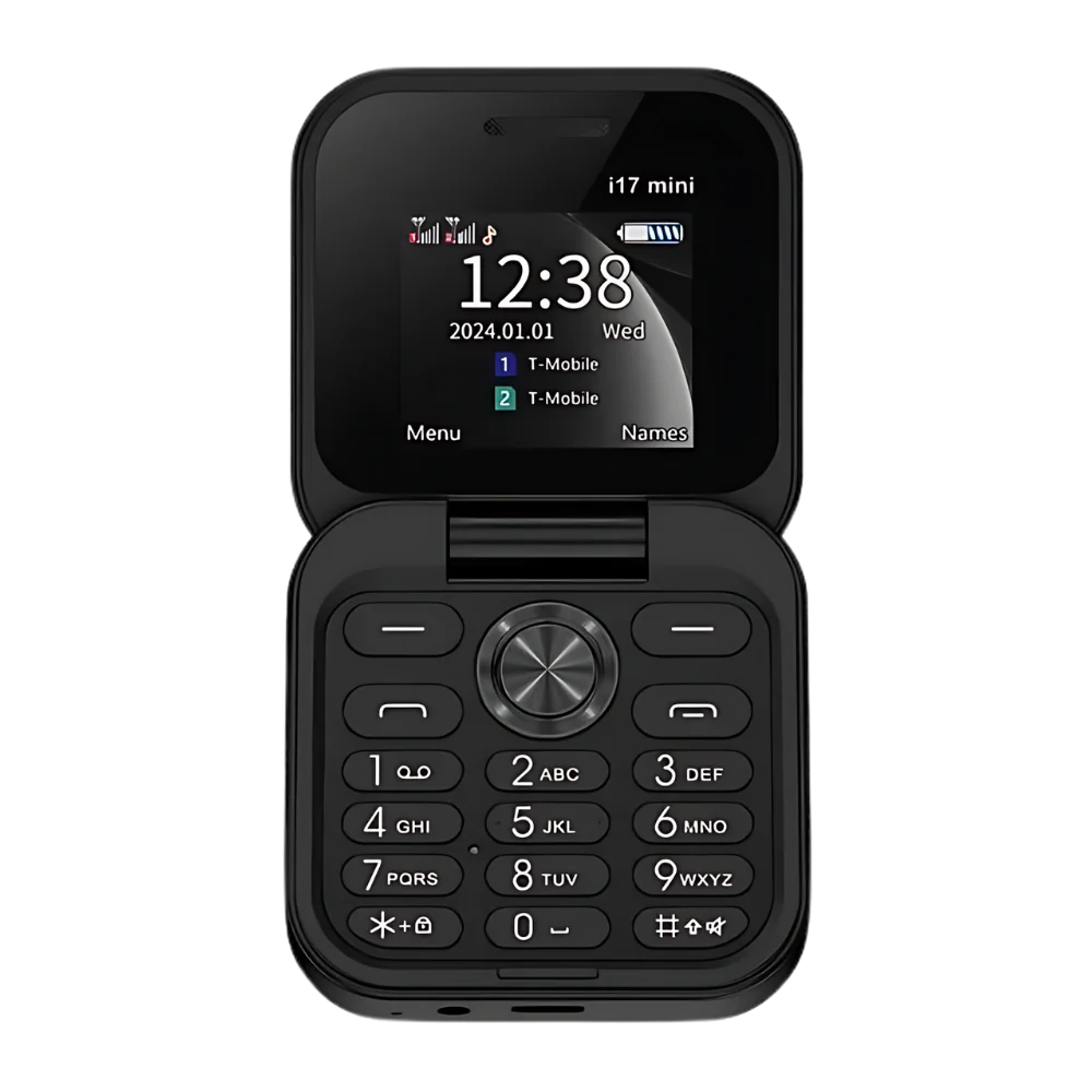 Compact 2 Sim Flip Mobile Phone
