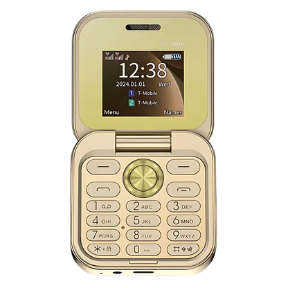 Compact 2 Sim Flip Mobile Phone