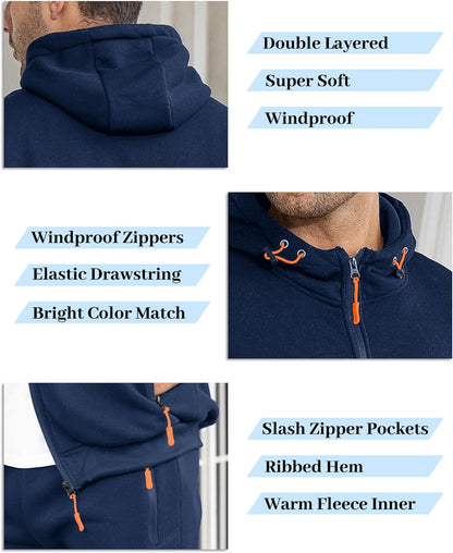 Relaxed Fit Men's Track Suit Set