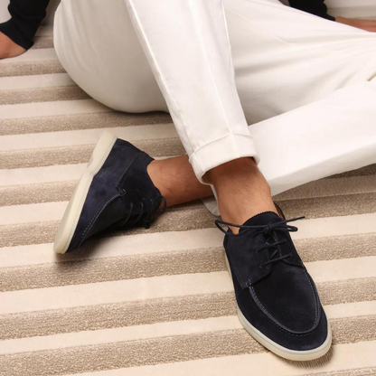 Classic Mens Genuine Leather Slip-On Shoes - Pexav