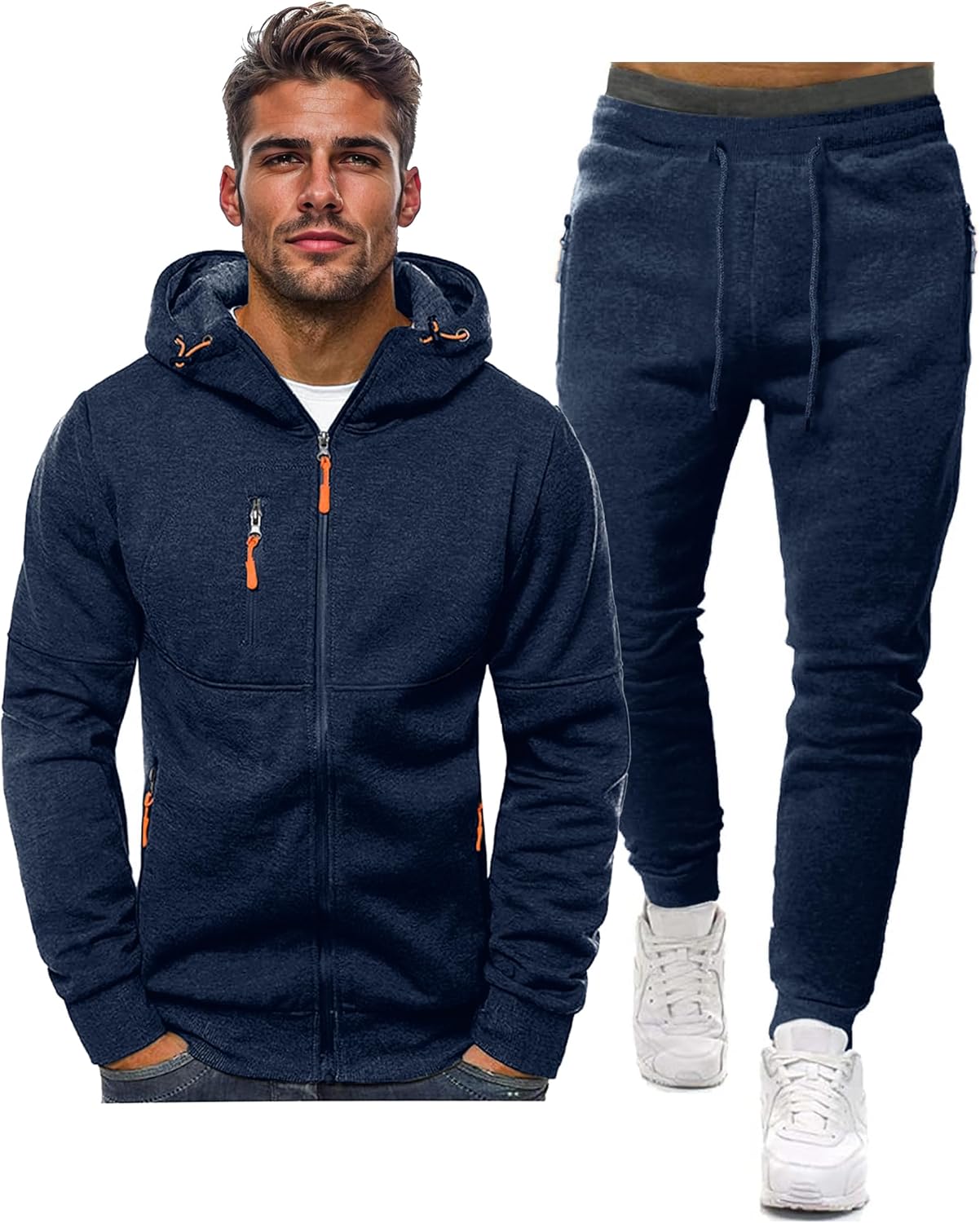 Relaxed Fit Men's Track Suit Set - Pexav