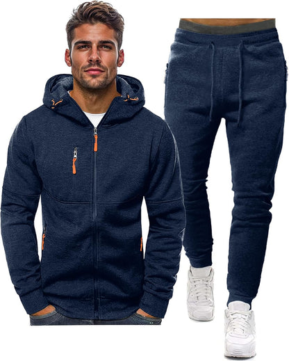 Relaxed Fit Men's Track Suit Set - Pexav