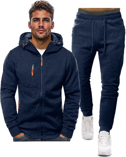 Relaxed Fit Men's Track Suit Set - Pexav