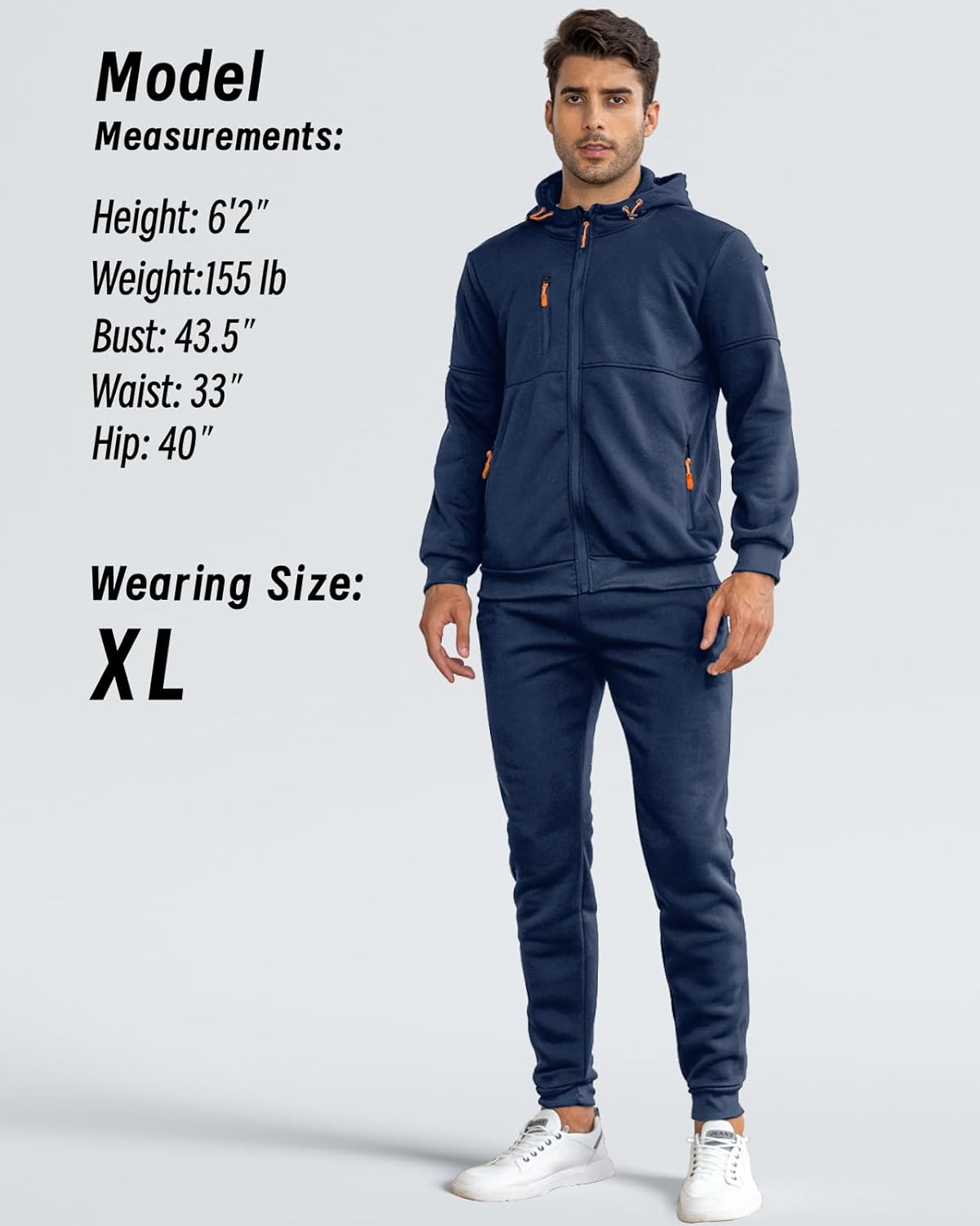Relaxed Fit Men's Track Suit Set