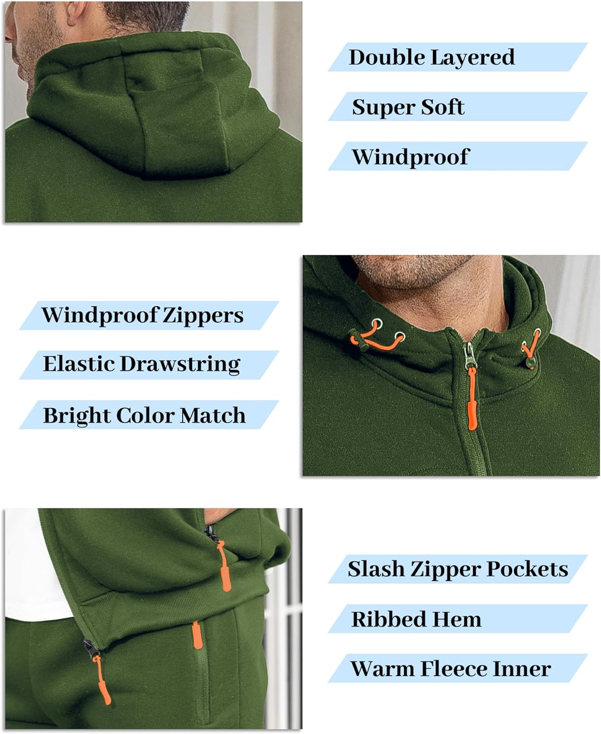 Relaxed Fit Men's Track Suit Set