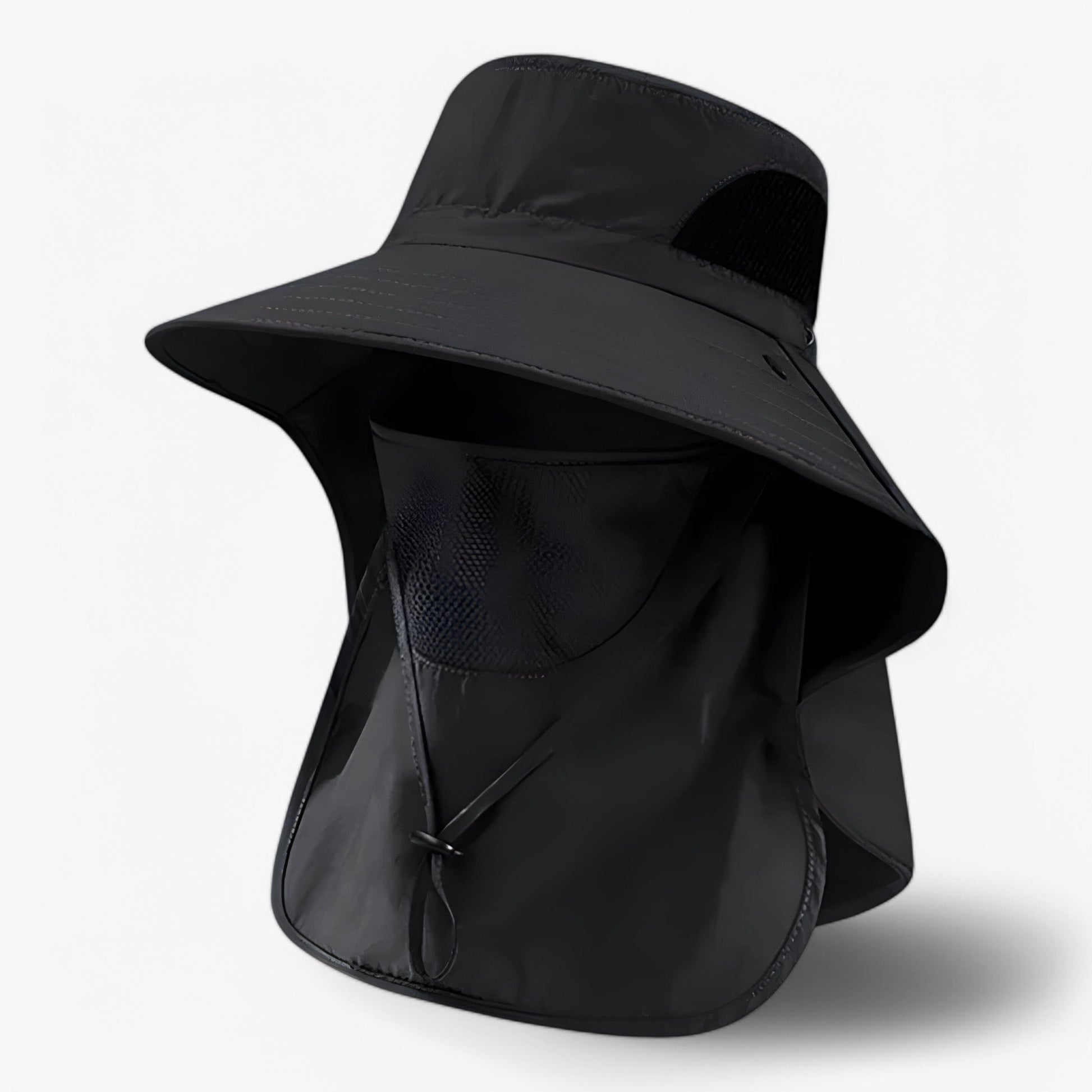 Variant image for UV Protective Summer Hat with Neck Flap for Outdoor Activities – Adjustable 55-58 cm Sun Hat for Men and Women-6