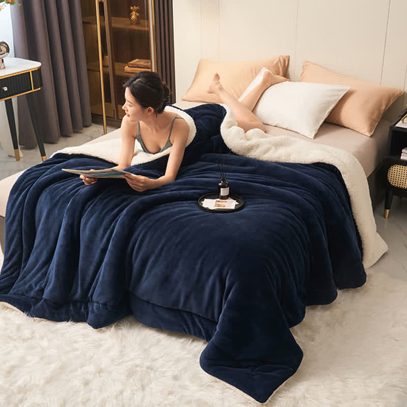 Plush Reversible Shaggy Area Rug – Dense & Cozy