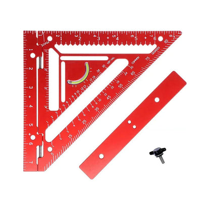 Accurate Rafter Square Tool with Level and Marking Guide