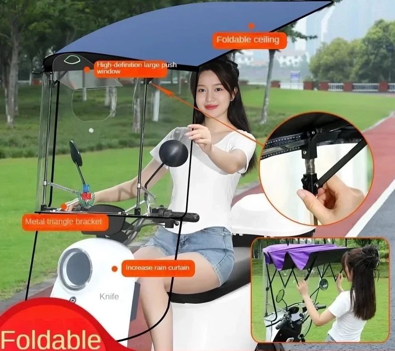 Waterproof Bicycle Storage Cover Folding Roof