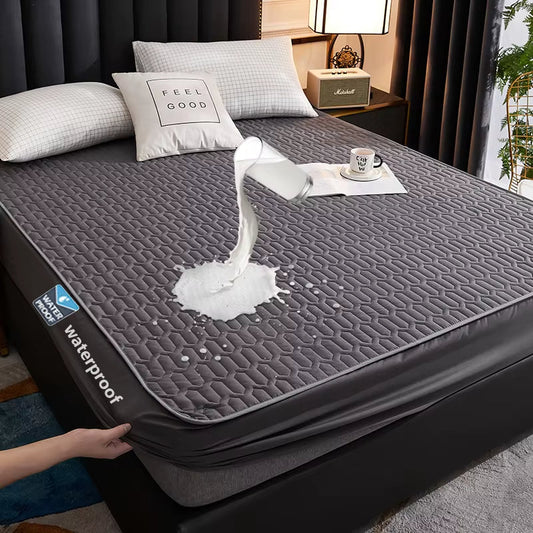 Breathable Deluxe Latex Mattress Protector Cover - Pexav