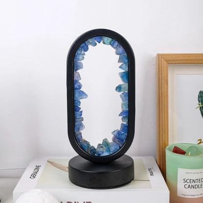 Purple Gemstone Dimmable Desk Lamp
