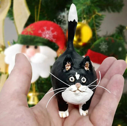 Small Cute Cat Collectible Figurine - Pexav