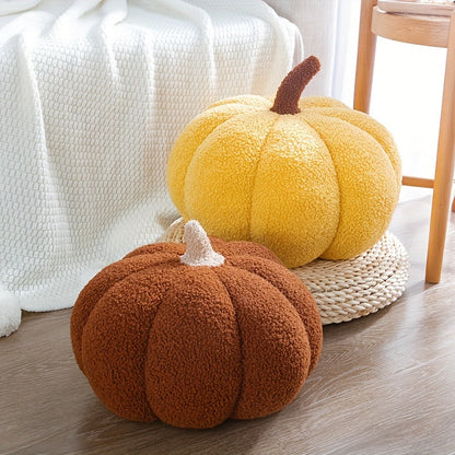 Warm Autumn Pillow - Soft Plush Fall Decor Cushion