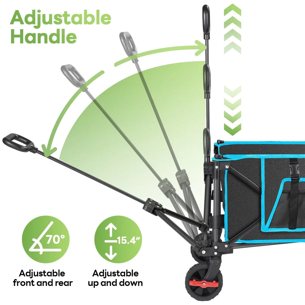 Sturdy Collapsible Outdoor Utility Wagon