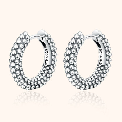 Small Sterling Silver Stud Earrings - Pexav
