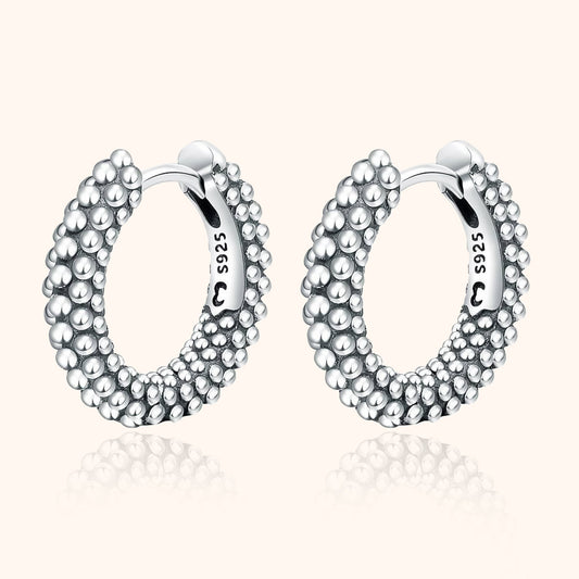 Small Sterling Silver Stud Earrings - Pexav