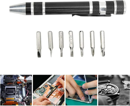 Compact 8-in-1 Multi Tool Pen