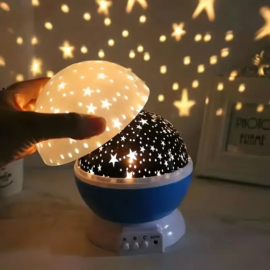 Cosmic Star Table Lamp – Colorful Bedroom Night Light - Pexav
