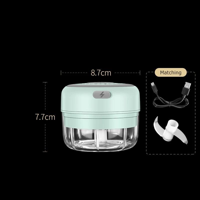 Electric Chopper - MiniChop-Green-Nora Luxe