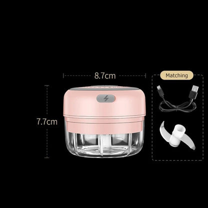 Electric Chopper - MiniChop-Pink-Nora Luxe